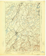 Canton New York Historical topographic map, 1:62500 scale, 15 X 15 Minute, Year 1911