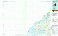 Cape Vincent New York Historical topographic map, 1:100000 scale, 30 X 60 Minute, Year 1985