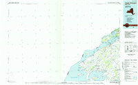 Cape Vincent New York Historical topographic map, 1:100000 scale, 30 X 60 Minute, Year 1985