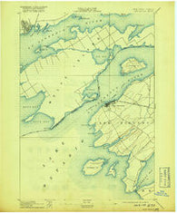 Cape Vincent New York Historical topographic map, 1:62500 scale, 15 X 15 Minute, Year 1895
