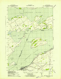 Cape Vincent North New York Historical topographic map, 1:31680 scale, 7.5 X 7.5 Minute, Year 1942