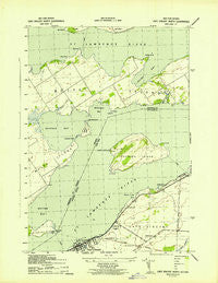 Cape Vincent North New York Historical topographic map, 1:31680 scale, 7.5 X 7.5 Minute, Year 1942