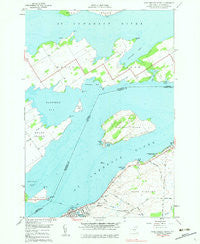 Cape Vincent North New York Historical topographic map, 1:24000 scale, 7.5 X 7.5 Minute, Year 1958