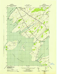 Cape Vincent South New York Historical topographic map, 1:31680 scale, 7.5 X 7.5 Minute, Year 1942