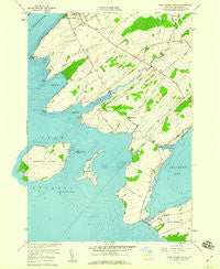Cape Vincent South New York Historical topographic map, 1:24000 scale, 7.5 X 7.5 Minute, Year 1958