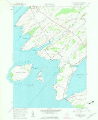 Cape Vincent South New York Historical topographic map, 1:24000 scale, 7.5 X 7.5 Minute, Year 1958