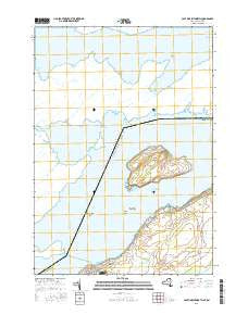 Cape Vincent North New York Current topographic map, 1:24000 scale, 7.5 X 7.5 Minute, Year 2016