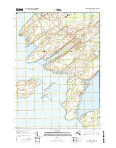 Cape Vincent South New York Current topographic map, 1:24000 scale, 7.5 X 7.5 Minute, Year 2016