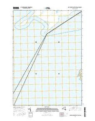 Cape Vincent South OE W New York Current topographic map, 1:24000 scale, 7.5 X 7.5 Minute, Year 2016