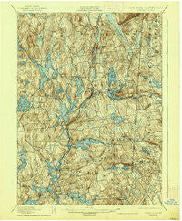 Carmel New York Historical topographic map, 1:62500 scale, 15 X 15 Minute, Year 1928