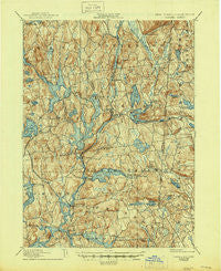 Carmel New York Historical topographic map, 1:62500 scale, 15 X 15 Minute, Year 1928