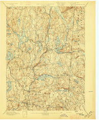 Carmel New York Historical topographic map, 1:62500 scale, 15 X 15 Minute, Year 1894