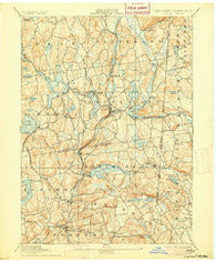Carmel New York Historical topographic map, 1:62500 scale, 15 X 15 Minute, Year 1894