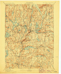 Carmel New York Historical topographic map, 1:62500 scale, 15 X 15 Minute, Year 1894