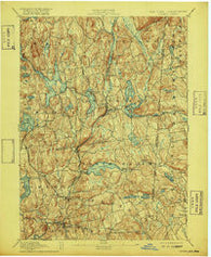 Carmel New York Historical topographic map, 1:62500 scale, 15 X 15 Minute, Year 1894