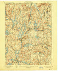 Carmel New York Historical topographic map, 1:62500 scale, 15 X 15 Minute, Year 1928
