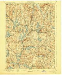 Carmel New York Historical topographic map, 1:62500 scale, 15 X 15 Minute, Year 1928