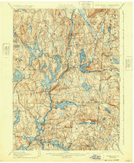 Carmel New York Historical topographic map, 1:62500 scale, 15 X 15 Minute, Year 1928