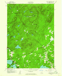 Caroga Lake New York Historical topographic map, 1:24000 scale, 7.5 X 7.5 Minute, Year 1945