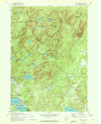 Caroga Lake New York Historical topographic map, 1:24000 scale, 7.5 X 7.5 Minute, Year 1970