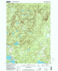 Caroga Lake New York Historical topographic map, 1:24000 scale, 7.5 X 7.5 Minute, Year 1997