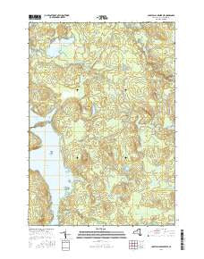Carry Falls Reservoir New York Current topographic map, 1:24000 scale, 7.5 X 7.5 Minute, Year 2016