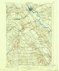 Carthage New York Historical topographic map, 1:62500 scale, 15 X 15 Minute, Year 1904