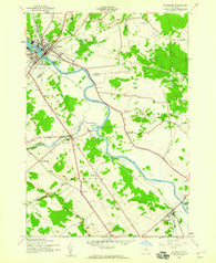 Carthage New York Historical topographic map, 1:24000 scale, 7.5 X 7.5 Minute, Year 1943