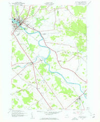 Carthage New York Historical topographic map, 1:24000 scale, 7.5 X 7.5 Minute, Year 1943