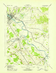Carthage New York Historical topographic map, 1:31680 scale, 7.5 X 7.5 Minute, Year 1943