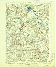 Carthage New York Historical topographic map, 1:62500 scale, 15 X 15 Minute, Year 1904