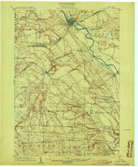 Carthage New York Historical topographic map, 1:62500 scale, 15 X 15 Minute, Year 1904