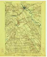 Carthage New York Historical topographic map, 1:62500 scale, 15 X 15 Minute, Year 1904