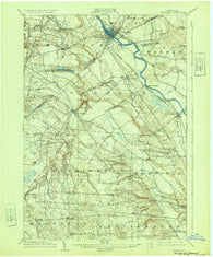 Carthage New York Historical topographic map, 1:62500 scale, 15 X 15 Minute, Year 1904