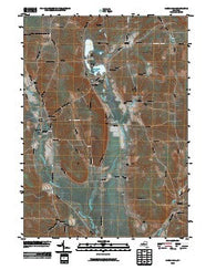 Cassadaga New York Historical topographic map, 1:24000 scale, 7.5 X 7.5 Minute, Year 2010