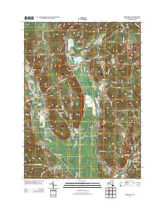 Cassadaga New York Historical topographic map, 1:24000 scale, 7.5 X 7.5 Minute, Year 2013