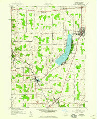 Castile New York Historical topographic map, 1:24000 scale, 7.5 X 7.5 Minute, Year 1943