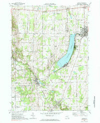 Castile New York Historical topographic map, 1:24000 scale, 7.5 X 7.5 Minute, Year 1972