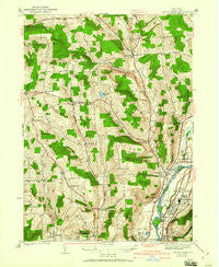 Castle Creek New York Historical topographic map, 1:24000 scale, 7.5 X 7.5 Minute, Year 1942