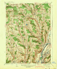 Castle Creek New York Historical topographic map, 1:31680 scale, 7.5 X 7.5 Minute, Year 1942