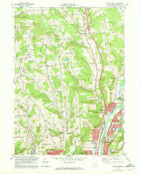 Castle Creek New York Historical topographic map, 1:24000 scale, 7.5 X 7.5 Minute, Year 1968