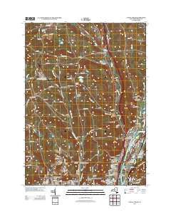 Castle Creek New York Historical topographic map, 1:24000 scale, 7.5 X 7.5 Minute, Year 2013