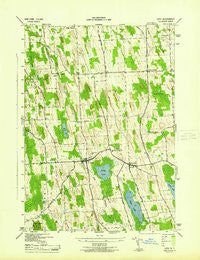 Cato New York Historical topographic map, 1:31680 scale, 7.5 X 7.5 Minute, Year 1943