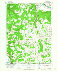 Caton New York Historical topographic map, 1:24000 scale, 7.5 X 7.5 Minute, Year 1953
