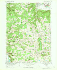 Caton New York Historical topographic map, 1:24000 scale, 7.5 X 7.5 Minute, Year 1969