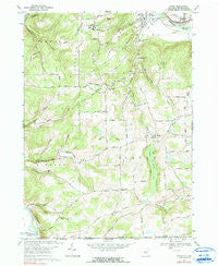 Caton New York Historical topographic map, 1:24000 scale, 7.5 X 7.5 Minute, Year 1969