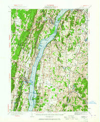 Catskill New York Historical topographic map, 1:62500 scale, 15 X 15 Minute, Year 1934