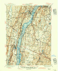 Catskill New York Historical topographic map, 1:62500 scale, 15 X 15 Minute, Year 1941
