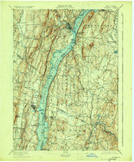 Catskill New York Historical topographic map, 1:62500 scale, 15 X 15 Minute, Year 1895