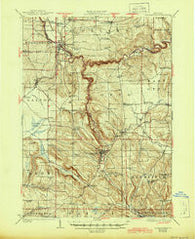 Cattaraugus New York Historical topographic map, 1:62500 scale, 15 X 15 Minute, Year 1923
